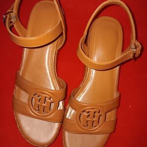 Tommy Hilfiger Tan Sandals
